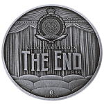 1 oz Niue 2025 Gilded - METROPOLIS - Monumentaler Fritz Lang Stummfilm - Silber Gilded Antik 1 $ - nur wenige / Only a few