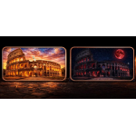 NEU** 10 oz Kupferedition - COLOSSEUM von ROM - TAG & NACHT Design / Day & Night - Color Motivbarren - VORVERKAUF- PRESALE