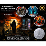 Neu* 3 x 1 oz Liberia 2026 Color - GRIM REAPER /...