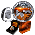 LETZTE** 1 oz Niue 2026 Proof - DESERT LIFE / Die Goldenen Wüsten Australiens - Silber Color 1 $