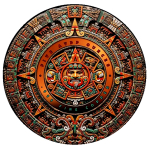 Neu ** 5 oz Kupfer-Copper Edition - LIBERTAD ANGEL Das IMPERIUM der AZTEKEN / AZTEKENKALENDER - Color High relief - Vorverkauf / Presale!