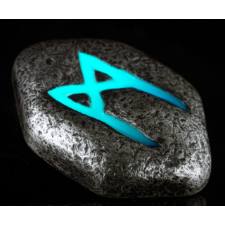 Neu*New* 1 oz RUNEN Barren Germania 2026 - MANNAZ - Menschlichkeit Gemeinschaft Empathie  - Runenkunde Altgermanische Schriftzeichen (12) - Germania Edition - Antique Finish - UV Leuchtend  - Germania Mint Edition