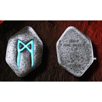 Neu*New* 1 oz RUNEN Barren Germania 2026 - MANNAZ - Menschlichkeit Gemeinschaft Empathie  - Runenkunde Altgermanische Schriftzeichen (12) - Germania Edition - Antique Finish - UV Leuchtend  - Germania Mint Edition