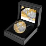 1 oz Gold Niue 2026 GREATER BILBY / Große Kaninchennasenbeutler - Australien bei Nacht Serie / Australia by Night - Platinveredelt 100 $