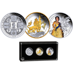 3 x 1 oz Australien 2026 Proof SET - H.M. Queen Elizabeth II 100th Anniversary 2026 - silber 3x1 AU$