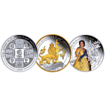 3 x 1 oz Australien 2026 Proof SET - H.M. Queen Elizabeth II 100th Anniversary 2026 - silber 3x1 AU$