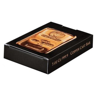 wieder bestellbar** 5 oz Kupferbarren/Copper Bar  Germania Mint - Hologramm mit Identcodes + individuelle Nummern - Ident code - vacuum foiled