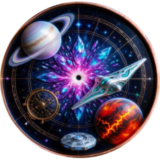NEU** 10 oz Top-Kupferedition - Das UNIVERSUM / SPACE  EXPLORER / Universe (2.) - Auf der Suche nach Ausserirdischem Leben & Planeten