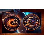 NEU** 5 oz Top-Kupferedition - ASTRONAUT am Schwarzen Loch / The Black Hole - Das UNIVERSUM / SPACE  EXPLORATION - VORVERKAUF * PRESALE