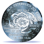 NEU ** Österreich 20 Euro KATZENAUGENNEBEL- Schönheit / Faszination Universum - Silber Proof 20 Euro