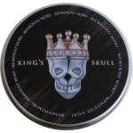 NEU* 1 oz USA 2019 Eagle - KINGS SKULL / Totenschädel  -UV-Effekt / Glow-in-the-Dark - Silber Rosegold-Veredelung
