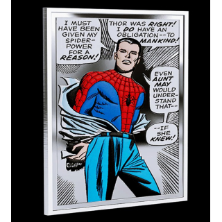 1 oz Niue 2026 FOLIE Proof - SPIDER MAN #3 1966  - MARVEL Spiderman schliesst sich den Marvelhelden an - silber color 2 $ - Letzte Ausgabe