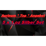 *AURINUM * TOP * ANGEBOT * 5  x 1 oz SILBER*SET*2026*...