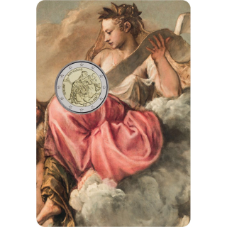 2 Euro San Marino 2026 BU Coin Card 450. Todestag von Tiziano
