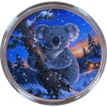 auf Lager 1 oz Kupferedition - KOALA im Schnee -...
