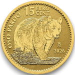 1/10 Unze Gold Spanien 1,5 Euro 2026 BU - Braunbär