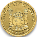 1/10 Unze Gold Spanien 1,5 Euro 2026 BU - Braunbär