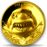 Neu** 1 Oz Gold Kongo 2026 Proof - HAI / SHARK - Worlds...