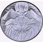 Neu* 1 oz Samoa 2025 ALIEN ARCHITECTS - PROOFLIKE Silber...