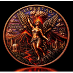 Neu ** 5 oz Kupfer-Copper Edition - LIBERTAD ANGEL &...
