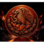 Neu ** 5 oz Kupfer-Copper Edition - LIBERTAD ANGEL & Vulkanausbruch / Volcanic Eruption - Color High relief - Vorverkauf / Presale!