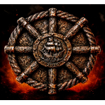 NEU* 10 oz Kupferedition Shape - Das STEUERRAD der BLACK...