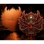 Neu ** 5 oz Kupfer/Copper Edition - LUCKY DRAGON / DRACHE des GLÜCKS - Kupfer Color Ultra High relief Motivbarren - Vorverkauf Presale
