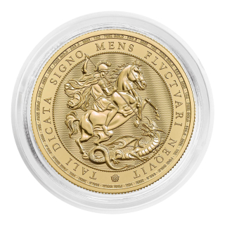 NEU** 1 oz Gold UK 2026 BU - ST. GEORG & DRACHE / DRAGON - 100 Pfd. - Gold Anlagemünze