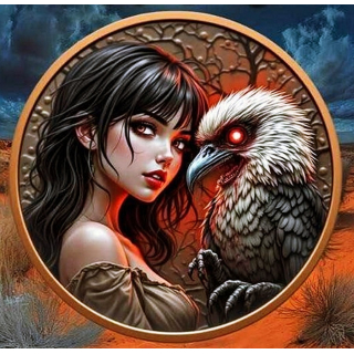 NEU** 1 oz Kupferedition Coin Card - ZOMBIE VIXENS Australia / Kookaburra Der Lachende TOD / Laughing Kookaburra - Copper Edition - VORVERKAUF - PRESALE ! - Neue Serie new series