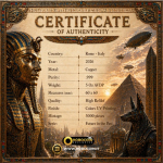 Neu ** 5 oz Kupfer-Copper Edition - CYBER-TUTANCHAMUN Pharao - Egyptian Cyber Pharaoh / Future in the Past - Kupfer Color High relief - Vorverkauf / Presale!