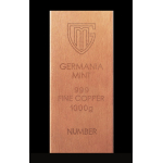 Neu*** 1 Kg Kupferbarren / Copper Bar Germania Mint