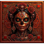 Neu ** 7,5 oz ADVP Kupfer-Copper Edition - CYBER SKULL...