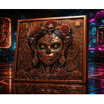 Neu ** 7,5 oz Kupfer-Copper Edition - CYBER SKULL...