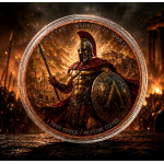 NEU** 2 x 1 oz Kupferedition - WIKINGER vs SPARTANER - Battles - Der Zweikampf - Kupfer Color Edition Infinity-Effekt  - VORVERKAUF - PRESALE !