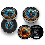 neu** 1 oz GRIM REAPER 2026 Ruthenium - SENSENMANN - ARMAGEDDON - Kanada 2026 Armageddon (11)  - Silber Black Ruthenium Color - Vorverkauf Presale