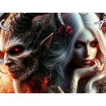 neu** 1 oz Kanada 2026 Ruthenium - AZAZEL & Der TODESENGEL / ANGEL of DEATH - Der WÜSTENDÄMON Ewiger Kampf GUT vs BÖSE  (3)  - Silber Black Ruthenium Color - Vorverkauf Presale