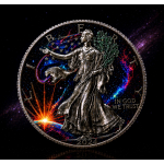 NEU** 1 oz American Eagle 2024 SPACE FRONTIER  Cosmic...