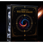NEU** 1 oz American Eagle 2024 SPACE FRONTIER  Cosmic Black Hole Edition - Infinity Edition - silber Color Doppelmotiv