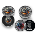 neu** 1 oz Kanada 2026 - VIER REITER der APOKALYPSE (3) - The PALE RIDER / Der REITER auf dem FAHLEN PFERD - Schwert Hunger & Die Pest - Das JÜNGSTE GERICHT - Armageddon