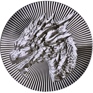 NEU* 1 oz Silber Stacker 2026 - DRACHE - DRAGON - Brillantprägung Hochrelief - Ultra High Relief - Scottsdale Mint USA - Vorverkauf Presale Beachten Sie den Liefertermin