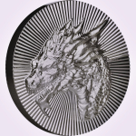 NEU* 1 oz Silber Stacker 2026 - DRACHE - DRAGON - Brillantprägung Hochrelief - Ultra High Relief - Scottsdale Mint USA - Vorverkauf Presale Beachten Sie den Liefertermin