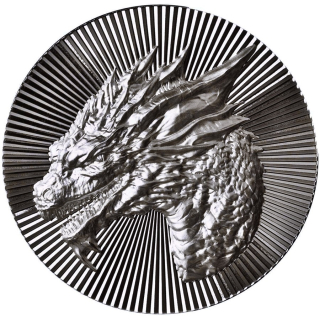 NEU* 2 oz Silber Stacker 2026 - DRACHE - DRAGON - Brillantprägung Hochrelief - Ultra High Relief - Scottsdale Mint USA - Vorverkauf Presale Beachten Sie den Liefertermin  #1