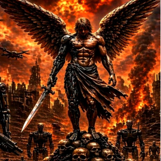 Neu ** 5 oz Kupfer-Copper Edition - LIBERTAD vs TERMINATOR - Die Abrechnung / JUDGEMENT DAY  - Color High relief - Vorverkauf / Presale!