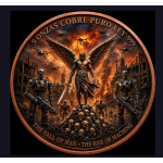Neu ** 5 oz Kupfer-Copper Edition - LIBERTAD vs TERMINATOR - Die Abrechnung / JUDGEMENT DAY  - Color High relief - Vorverkauf / Presale!