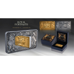 2 oz Niue 2026 Antik Drehbar - Elisabeth II & Charles III - Royal Portraits - Silber Antique Gilded 5 NZ$