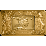2 oz Niue 2026 Proof - Elisabeth II & Charles III - Royal Portraits - Silber Antique Gilded 5 NZ$