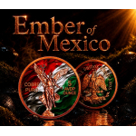 Neu ** 5 oz Kupfer-Copper Edition - LIBERTAD / Ember of Mexico /  Stärke - Tradition & Dramatik  - Colorglanz High relief - Vorverkauf / Presale!