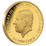 1 Oz Gold Niue 2026 Proof - Der BAUER / The PAWN - Schach/Chess - Der BAUER des Schachspiels (5.) - Platinbeschichtung - 100 AU$ - Auflage 99