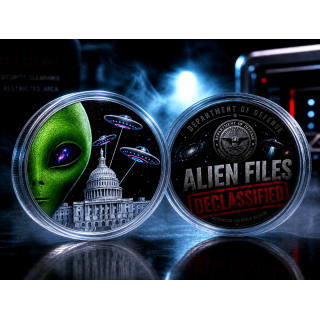 1 oz Silber & Bimetall SET - The ALIEN FILES SET  DECLASSIFIED - Die Geheimen Alienberichte