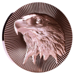 NEU* 1 oz Kupfer Copper USA 2026  Stacker - ADLER / EAGLE - Seeadler / Bald Eagle - Ultra High Relief Konkav/Konvex - Scottsdale Mint